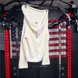 Daniel Cremieux Women's Ivory Cowl Neck Sweater